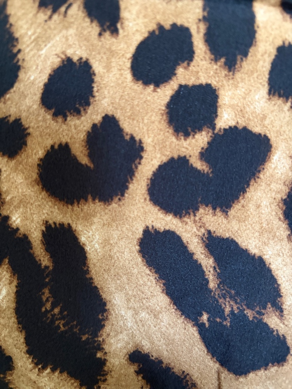 SHEIN Brown & Black Leopard Print Wide Leg Jumpsuit - Picture 4 of 8